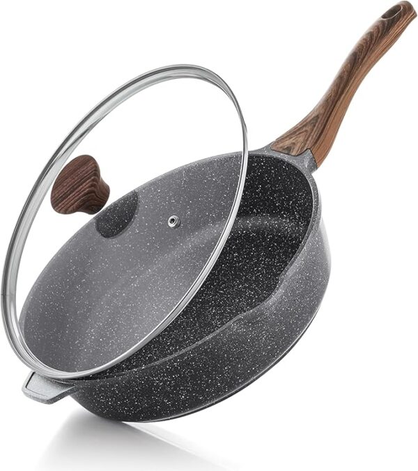 Limited time deal 25% off SENSARTE Nonstick Deep Frying Pan Skillet