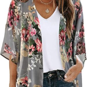 Limited time deal 20% off Women's Floral Print Puff Sleeve