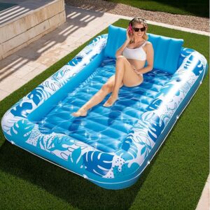 Limited time deal 40% off SLOOSH Inflatable Tanning Pool Lounger Float