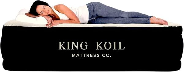Limited time deals 32% off King Koil Luxury Twin Air Mattress with Built in Pump