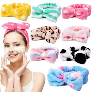 Limited time deal 40% off UMIKU 8 Pack Spa Headband for Women Facial Makeup Headband