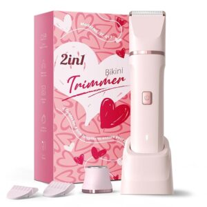 Limited time deal 39% off  Bikini Trimmer for Women - Painless Electric Razors for Silk Skin