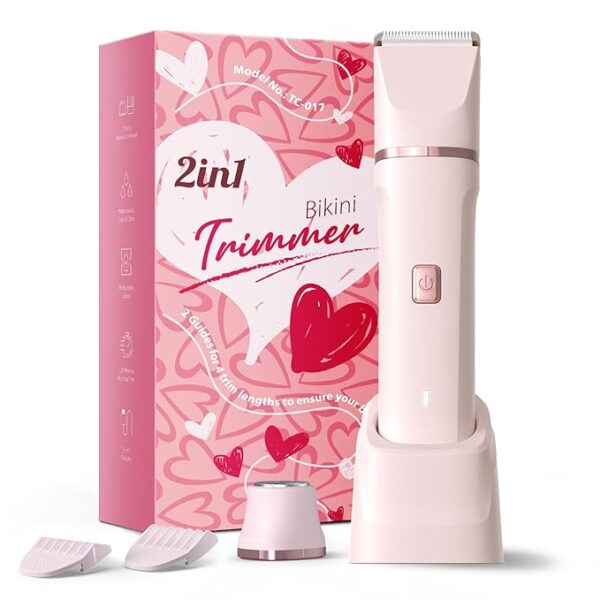 Limited time deal 39% off  Bikini Trimmer for Women - Painless Electric Razors for Silk Skin
