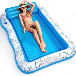 limited time deal 41% off Inflatable Adult Pool Lounger Float