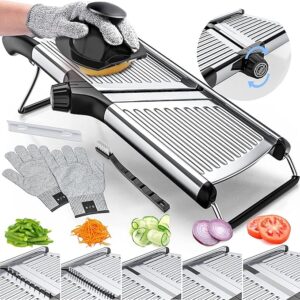 Limited time deals 44% offGramercy Adjustable Mandoline Food Slicer, Mandoline Slicer for Kitchen