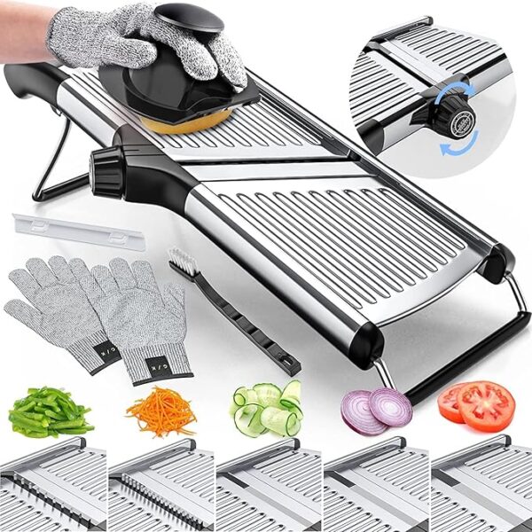 Limited time deals 44% offGramercy Adjustable Mandoline Food Slicer, Mandoline Slicer for Kitchen