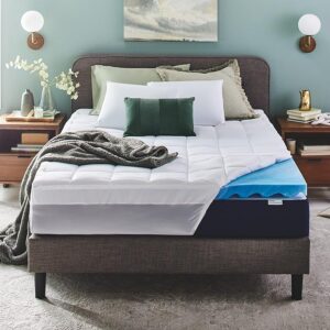 Limited time deals 21% off Sleep Innovations Dual Layer 4 Inch Memory Foam Mattress Topper