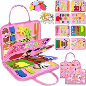Limited time deals 26 % off Exorany Busy Board Montessori Toys for Toddler Girl Birthday Gifts