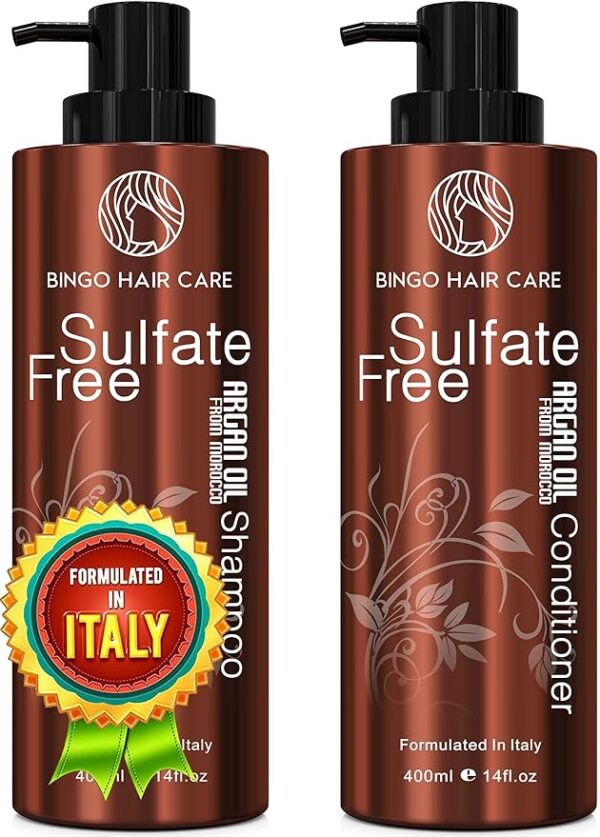 Limited time deals 23% off Moroccan Argan Oil Shampoo and Conditioner Set - Sulfate Free