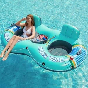 Limited time deals 20% off River Tube Float - 2 Person Heavy Duty River Float Pool
