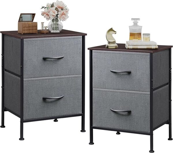 Limited time deals 36% off WLIVE Night Stand Set 2, Dresser and Nightstand Sets