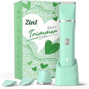 Limited time deals 29% off Dermave Bikini Shaver - Dusk Razor with Dual Head Electric Shaver