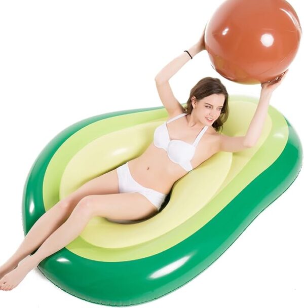 Limited time deal 26% off Jasonwell Inflatable Avocado Pool Float Floatie