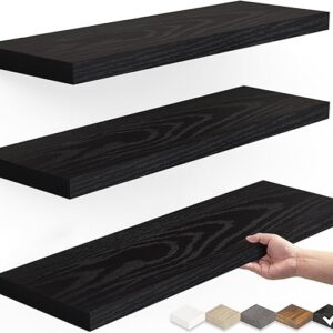 Limited time deal 51% off Wall Mounted Rustic Wood Shelves