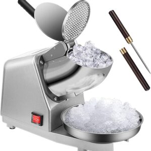 Limited time deals 15% off Electric Ice Crusher Shaver Dual Blades Snow Cone Maker Machine