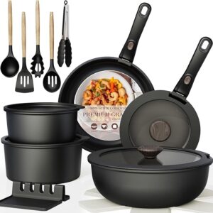 Limited time deal 40% off Astercook 21 Pcs Pots and Pans Set Non Stick