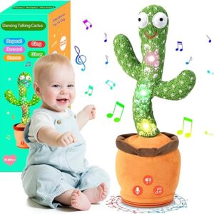 Limited time deal 47% off Dancing Talking Cactus Toy for Baby Toddler