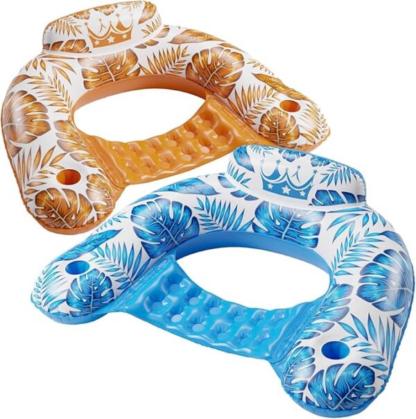 Limited time deal 50% off Jasonwell Inflatable Pool Float Chair - 2 Pack Pool