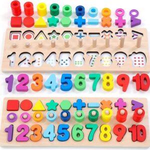 Limited time deal 41% off Wooden Montessori Toys for Kids