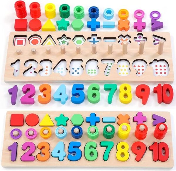Limited time deal 41% off Wooden Montessori Toys for Kids