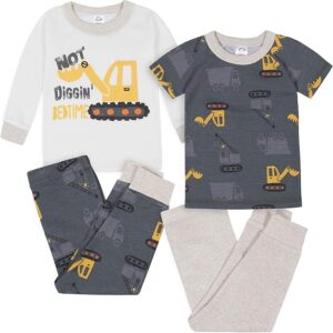 Limited time deal 47% off  Gerber Baby Boys' Toddler Snug Fit 4-Piece Pajama Set