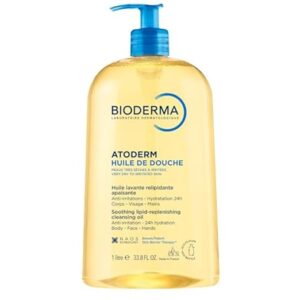 Limited time deal 30% off Bioderma Atoderm Shower Oil, Cleansing Oil For Face & Body