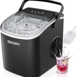 Limited time deal 21% EUHOMY Countertop Ice Maker Machine with Handle