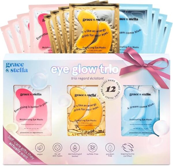 Limited time deal 5% off  grace & stella Under Eye Patches (12 pairs) Eye Masks for Puffy