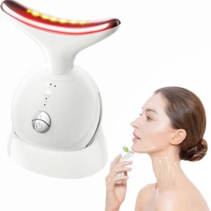 Limited time deal 70% off 7 in 1 Face Massager Tool, Red Light Therapy for Face and Neck