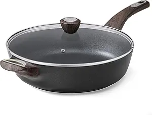 Limited time deal 37% off SENSARTE Nonstick Frying Pan Skillet with Lid