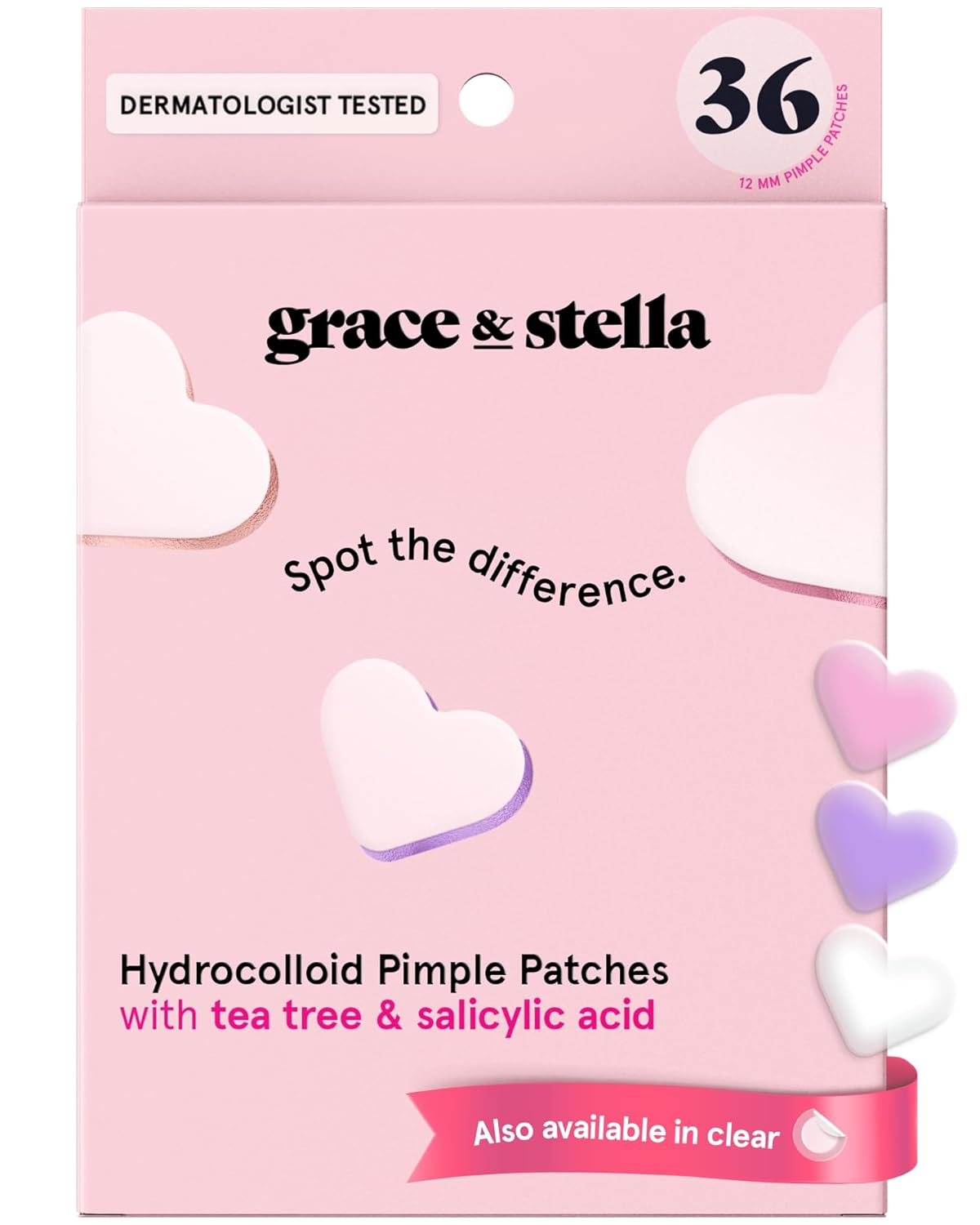 limited time deal 61% off grace & stella Award Winning Pore Strip - Pimple Patches for Face