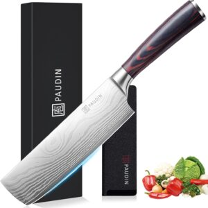 Limited time deal 56% off  PAUDIN Nakiri Knife - 7