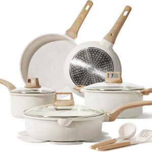 Limited time deal 40% off CAROTE 14 Pcs Pots and Pans Set Nonstick