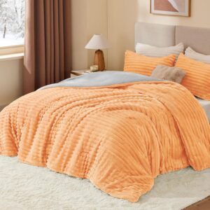 Limited time deal 56% off Luxury Fuzzy Heavy Bed Set for Winter with 2 Pillow Cases